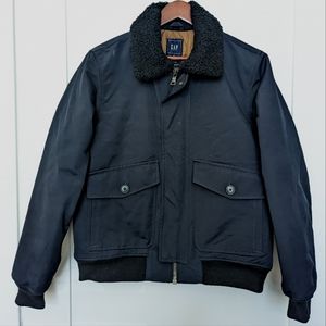 Bomber Jacket w/ Sherpa Collar, Flight Jacket Aviator Jacket